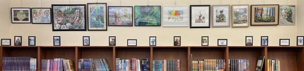2024 Artist Award Winner Library Display