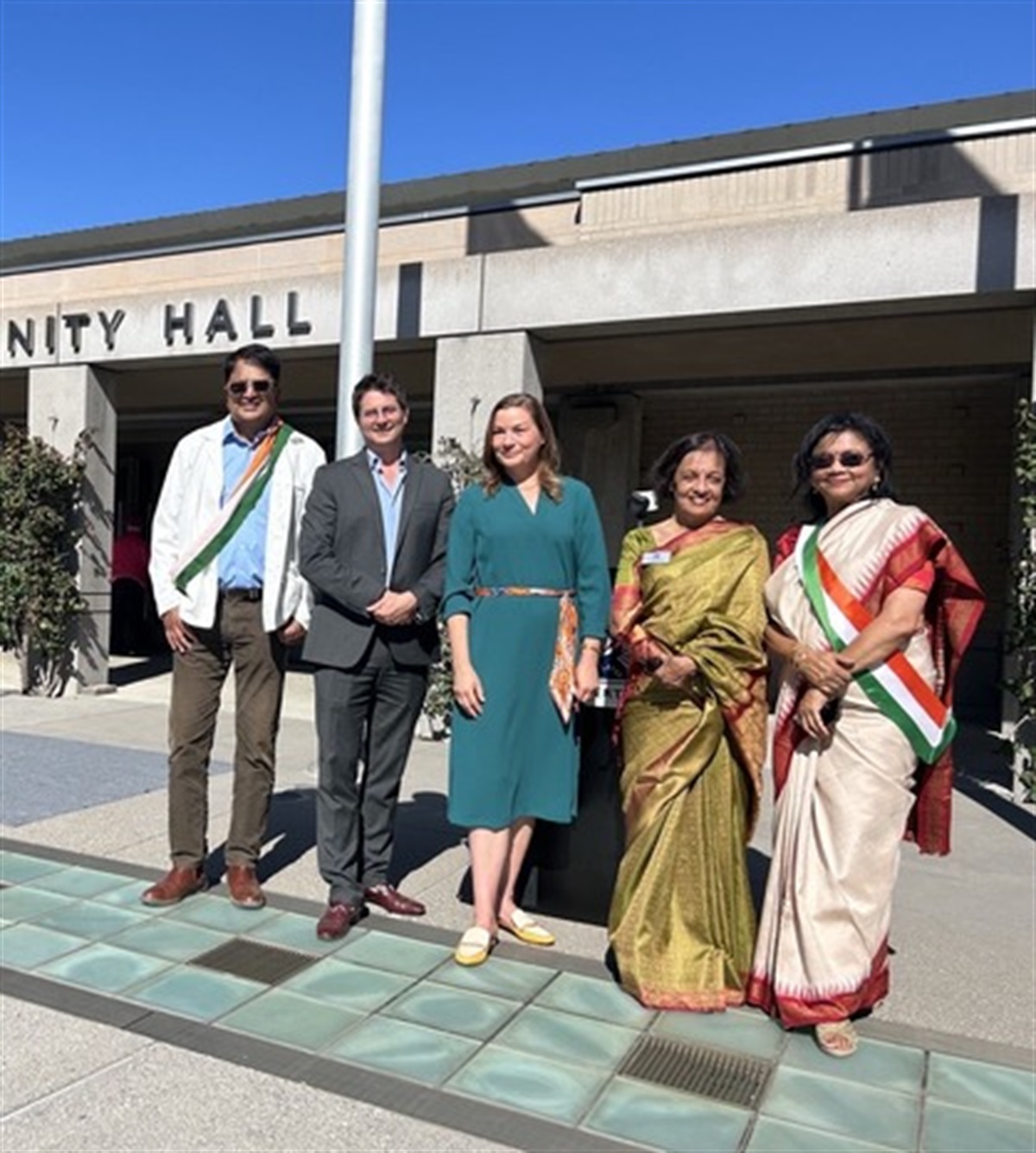 India Independence Day Flag Raising Ceremony Cupertino CA