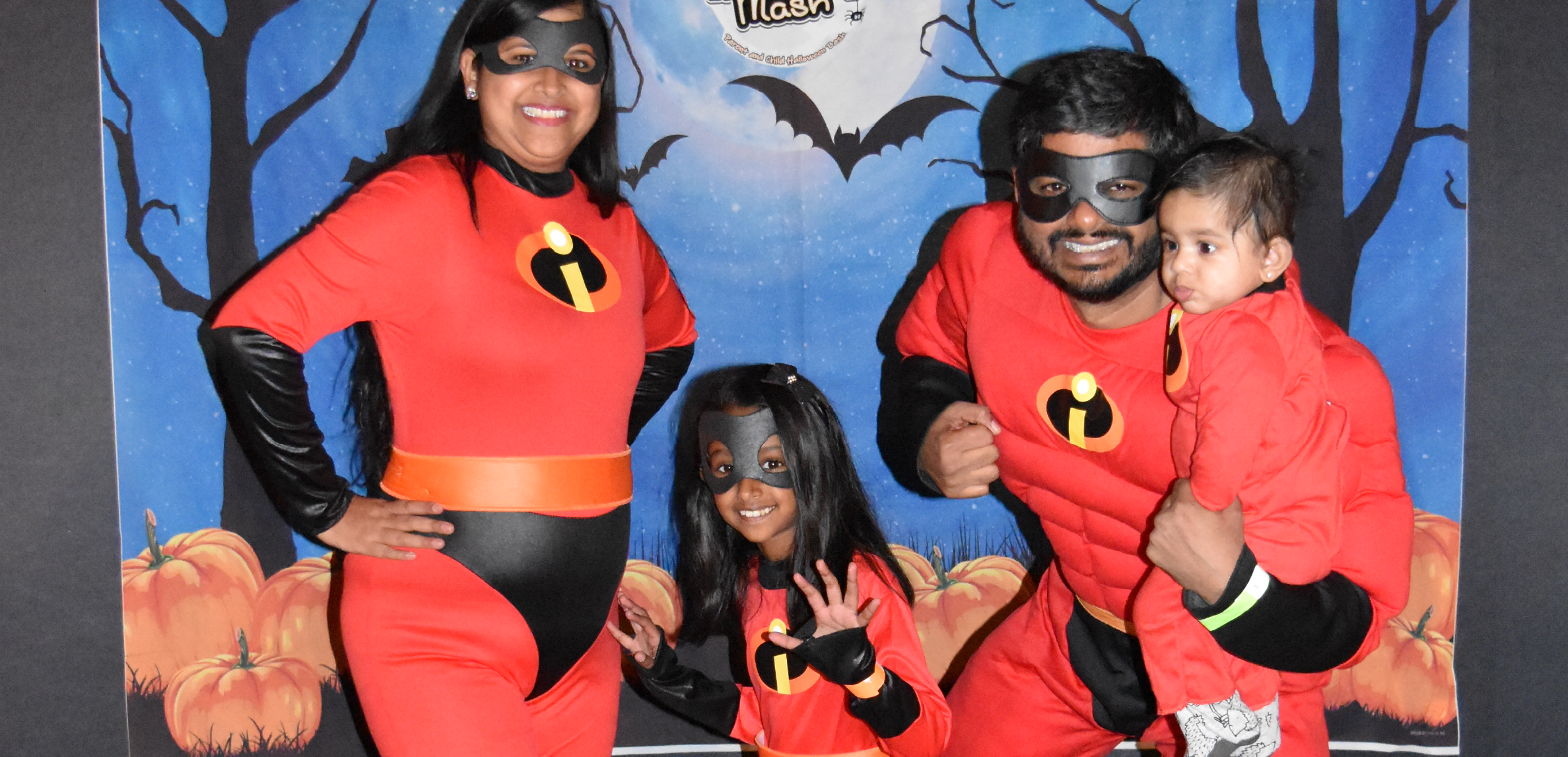 Family dress up for Halloween