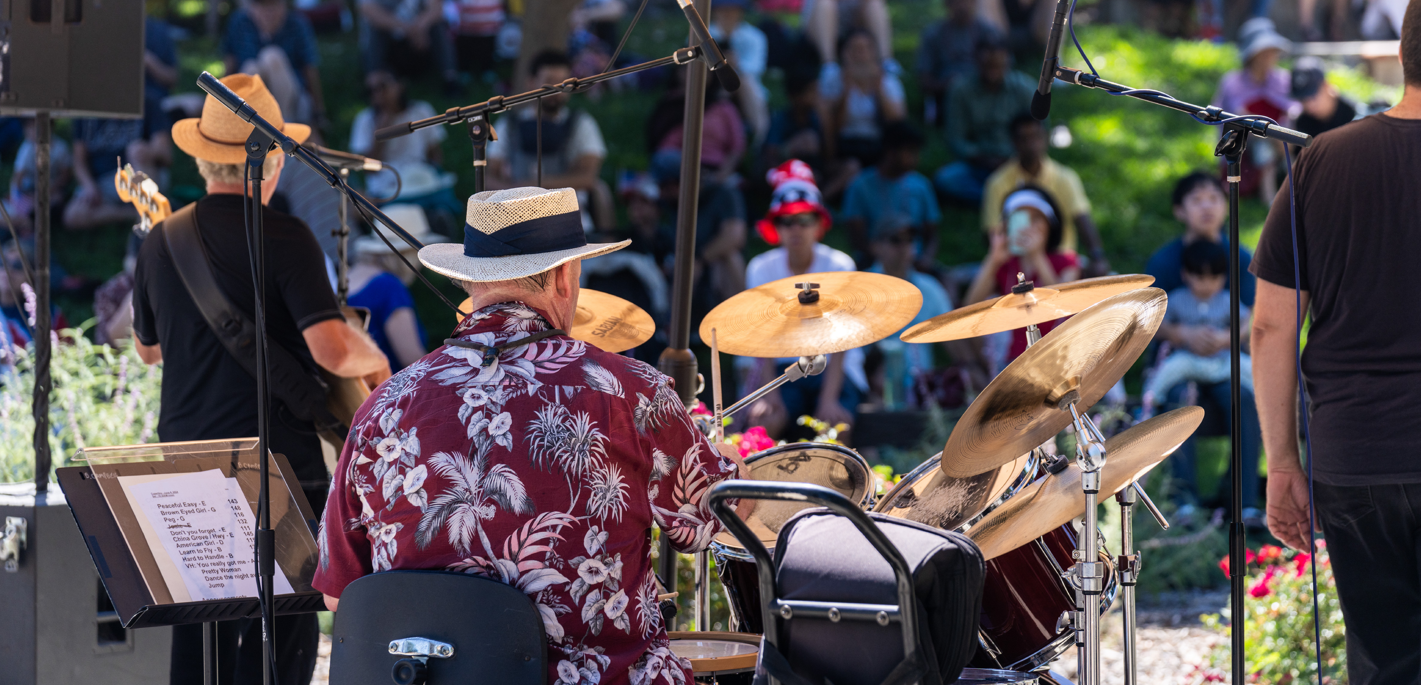 Band Member Playing Drums